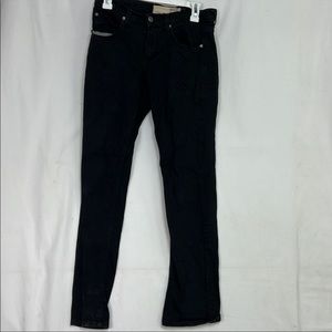 #0801 Rustic Dime `In Denim We Trust’ Black Slim Fit Jeans | Size: 30
